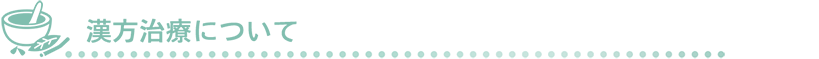 漢方治療について